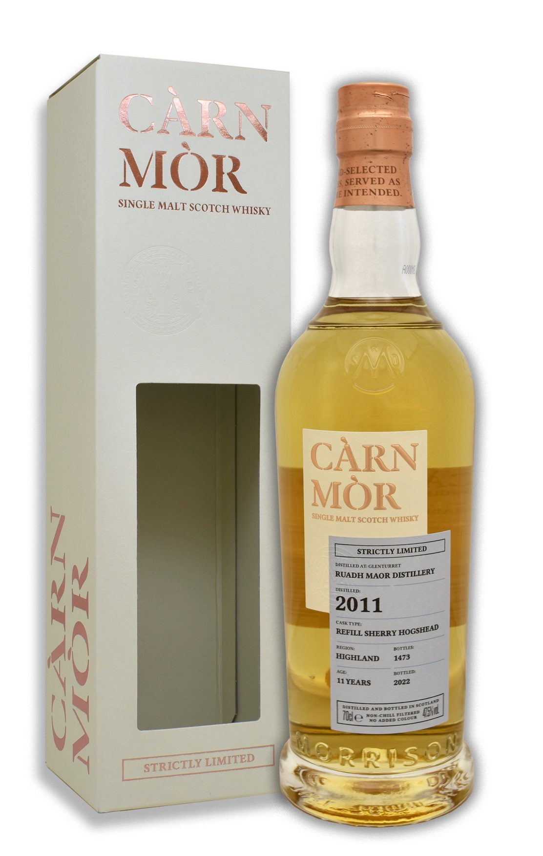 ruadh_2011_CM Ruadh Maor (Glenturret) 11 Jahre 2011/2022 Sherry Cask Carn Mor Strictly Limited 47,5% vol.