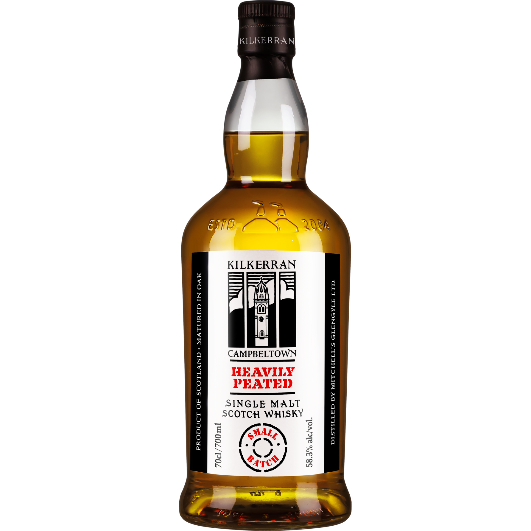 Kilkerran Heavily Peated Small Batch #14 58,3% vol.