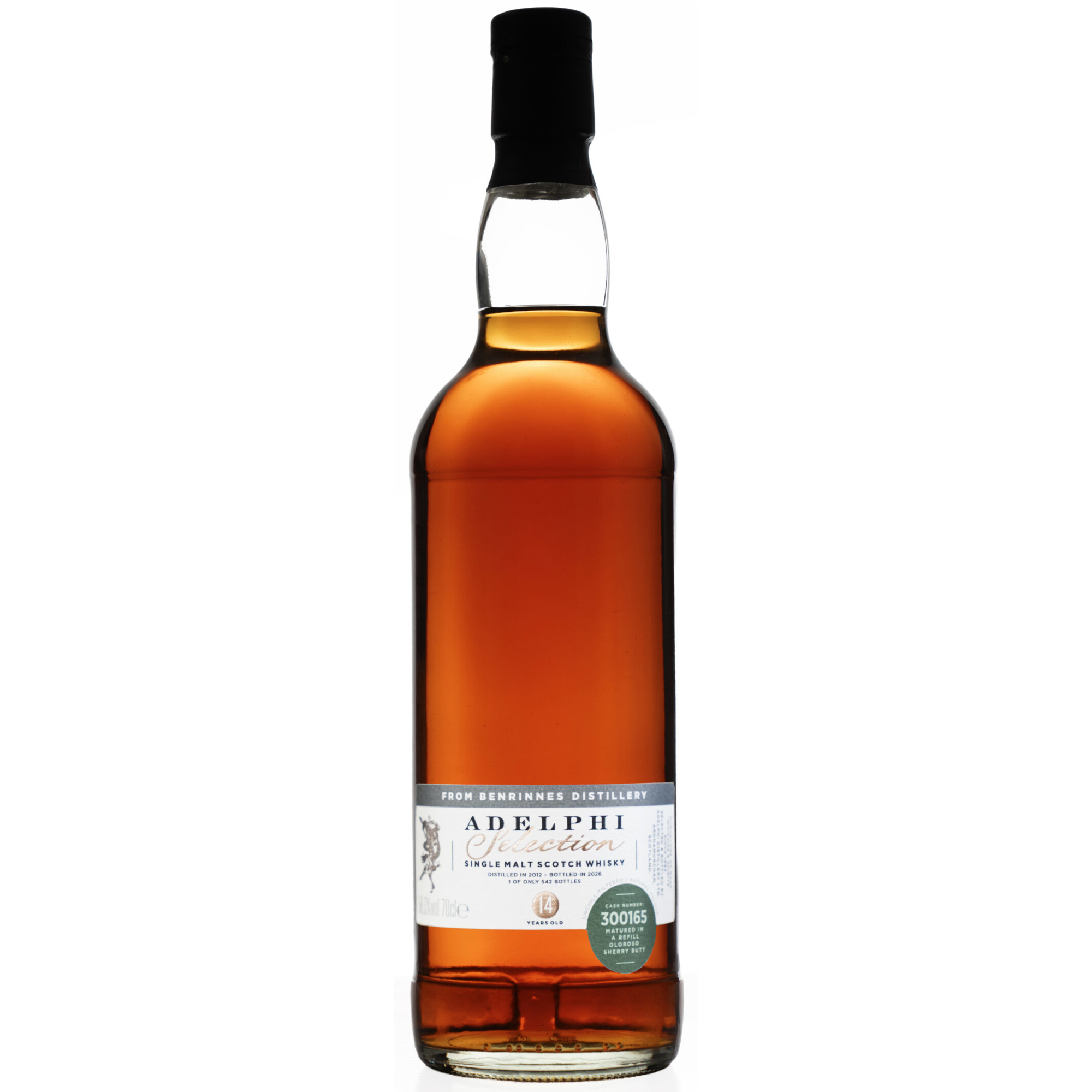 Benrinnes 14 Jahre 2012/2026 Oloroso Sherry Cask #300165 Adelphi 58,3% vol.