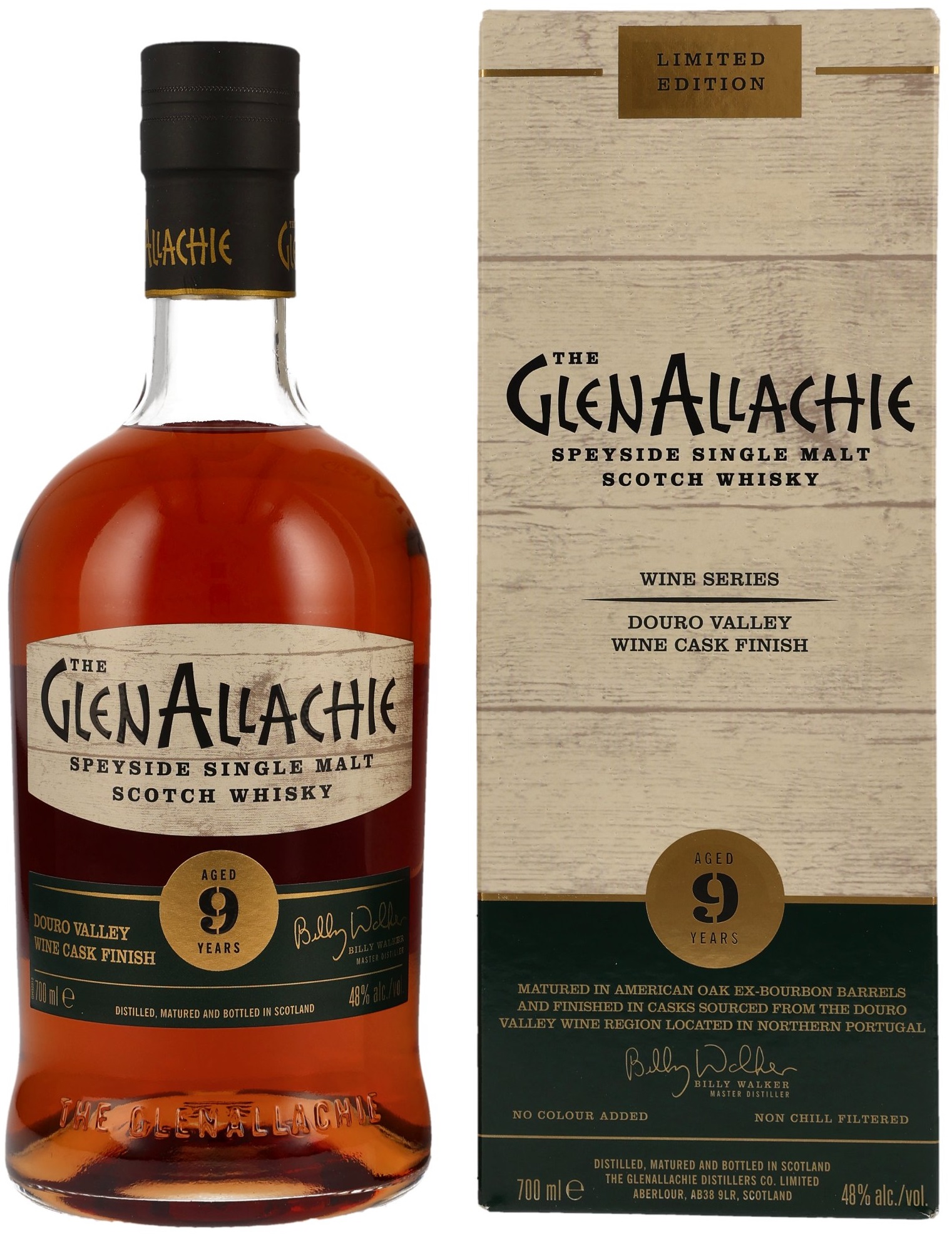 GlenAllachie-9-Douro-Valley-Wine-Finish Glenallachie 9 Jahre Douro Valley Wine Cask 48,0% vol.