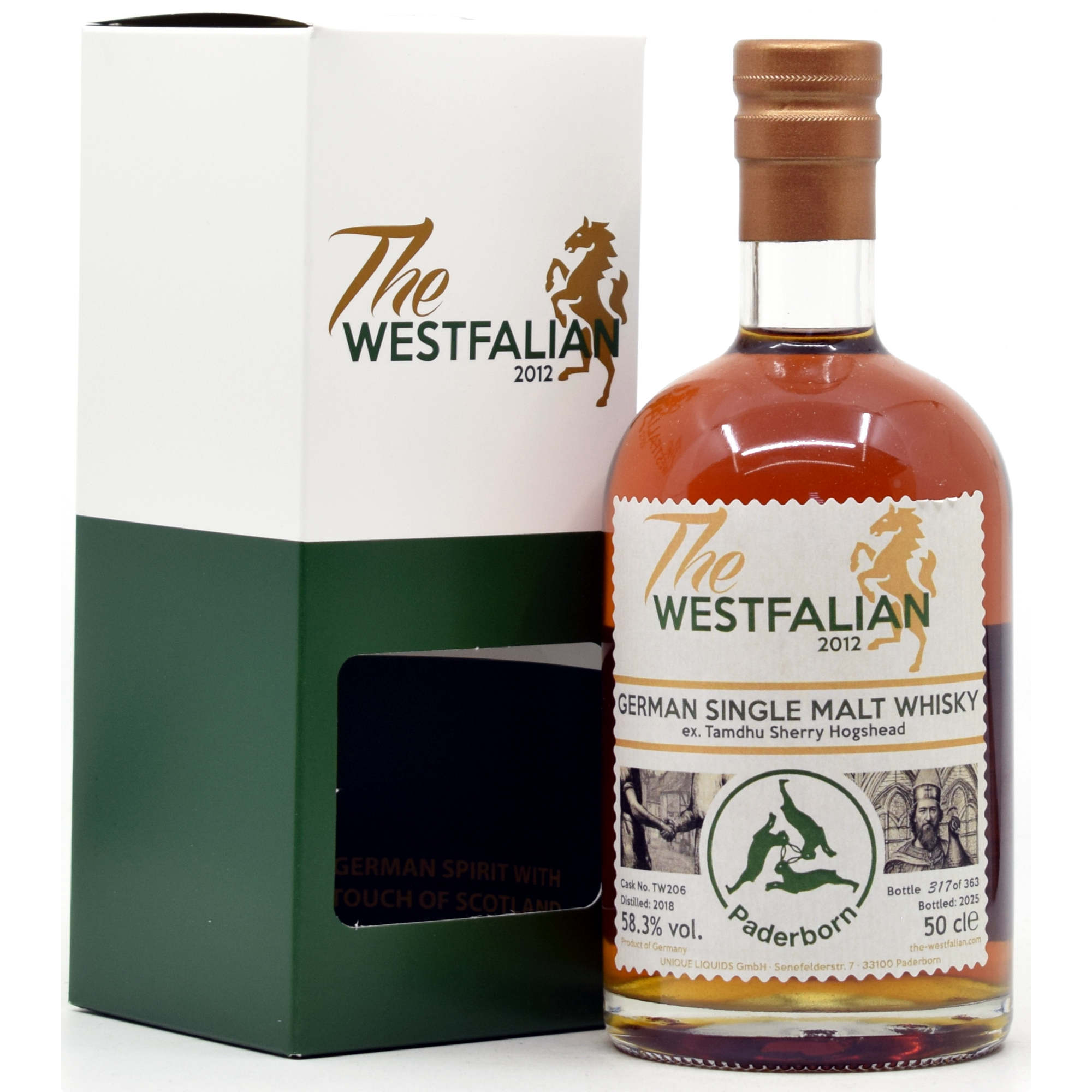 The Westfalian 2018/2025 Ex-Tamdhu Sherry Cask #TW206 58,3% vol.