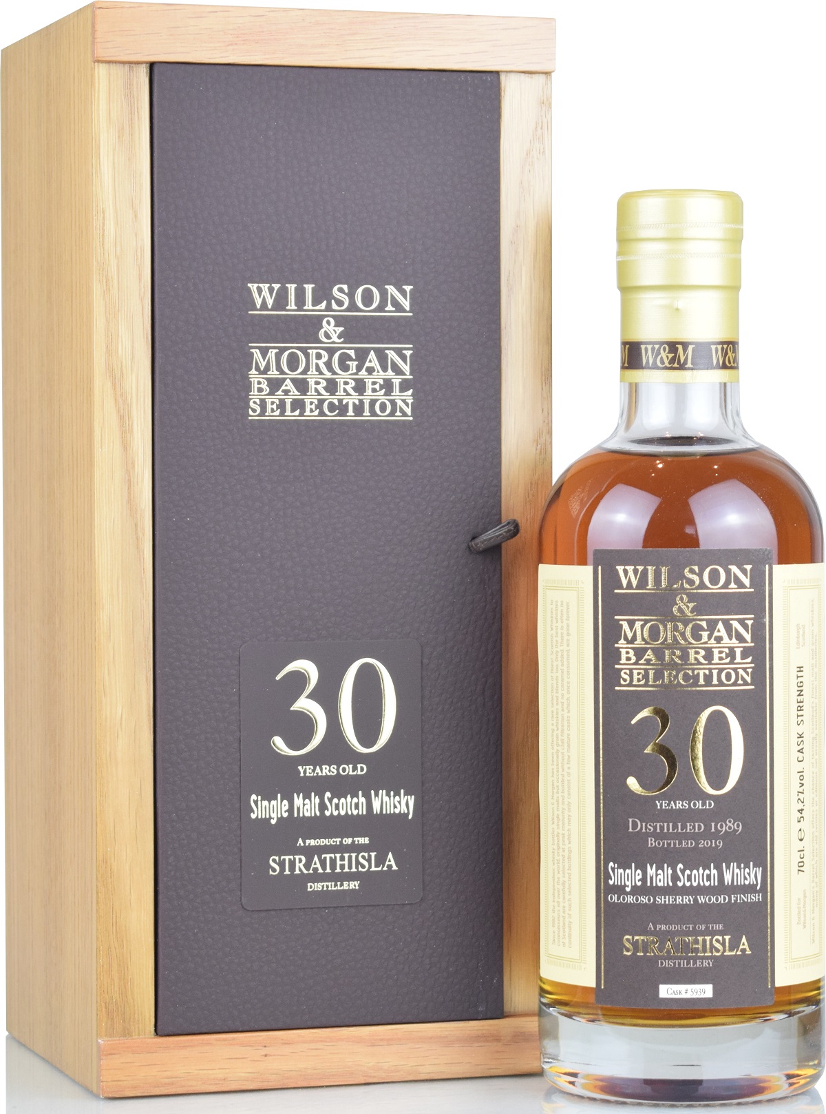 strathisla_30_WM Strathisla 30 Jahre 1989/2019 Sherry Cask Wilson & Morgan 54,2% vol.