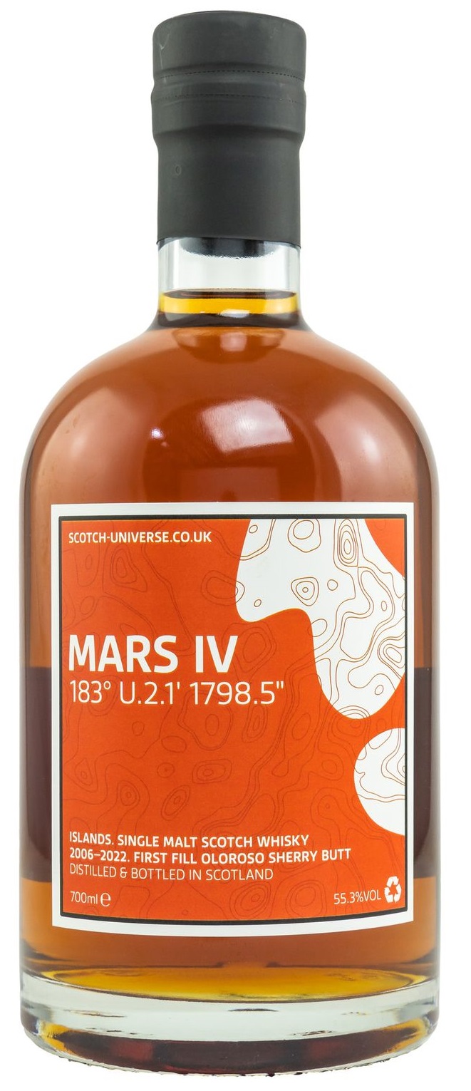mars_IV Mars IV 15 Jahre 2006/2022 1st Fill Oloroso Sherry Scotch Universe 55,3% vol.