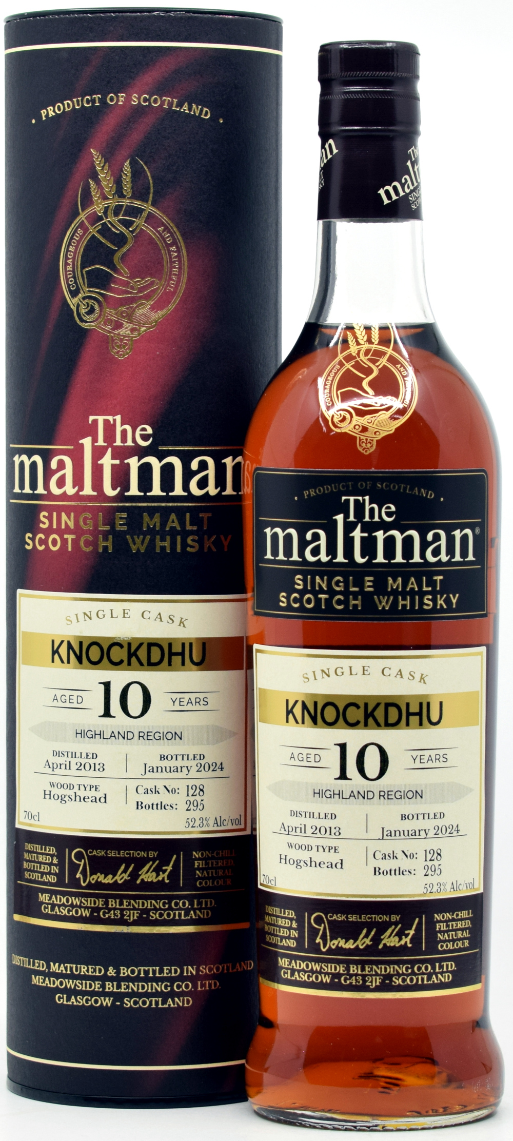 knockdhu_10_mbl Knockdhu 10 Jahre 2013/2024 Sherry Cask The Maltman 52,3% vol.