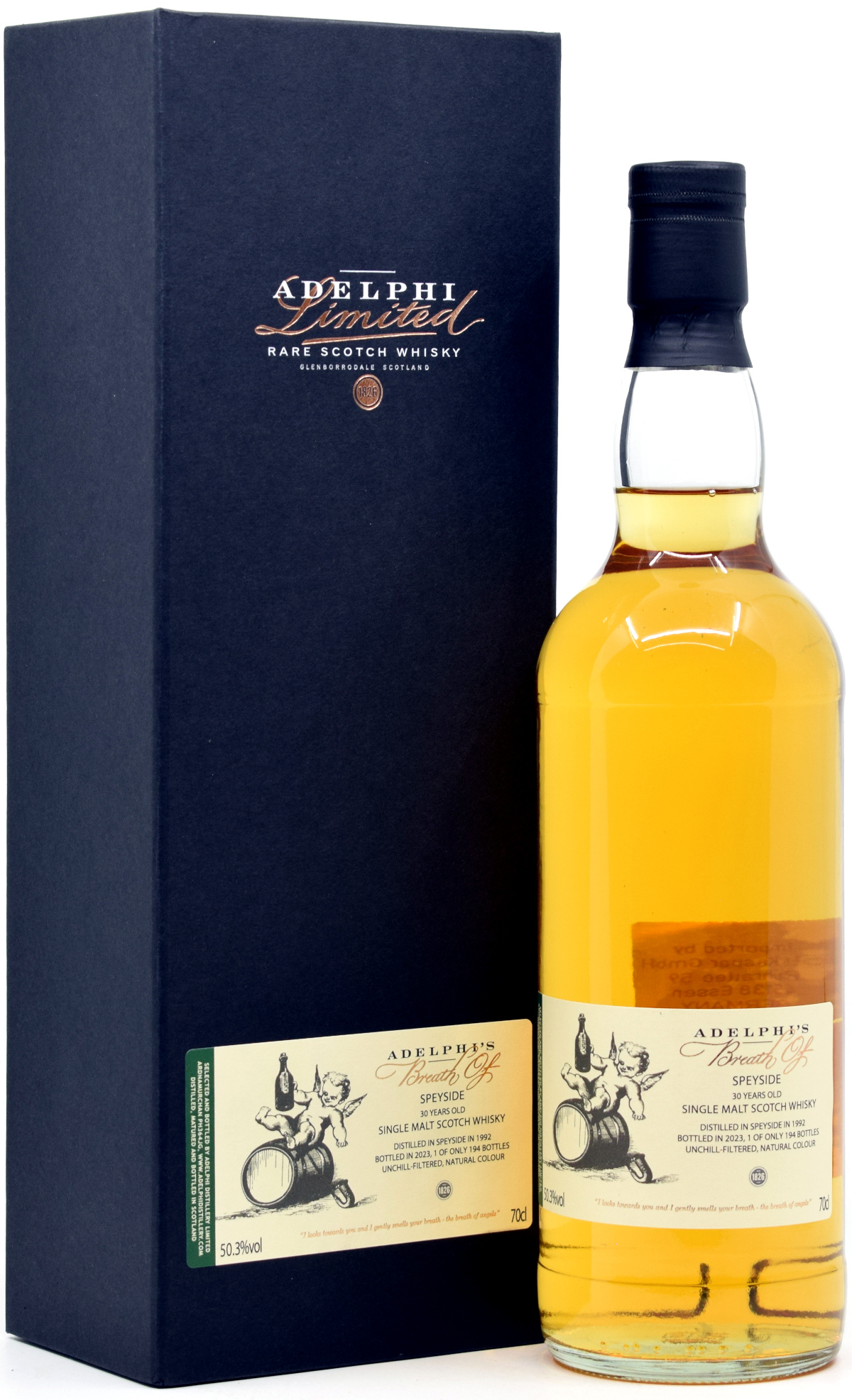 breath_1992_Ad Breath of Speyside 30 Jahre 1992/2023 Adelphi 50,3% vol.