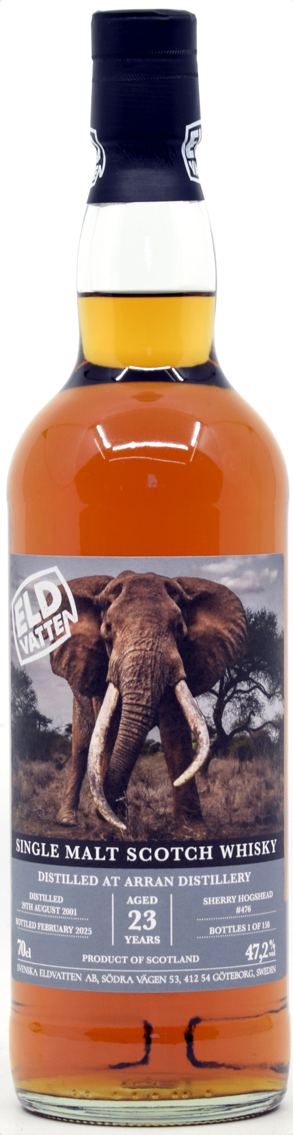 arran_23_se Arran 23 Jahre 2001/2025 Sherry Cask Svenska Eldvatten 47,2% vol.