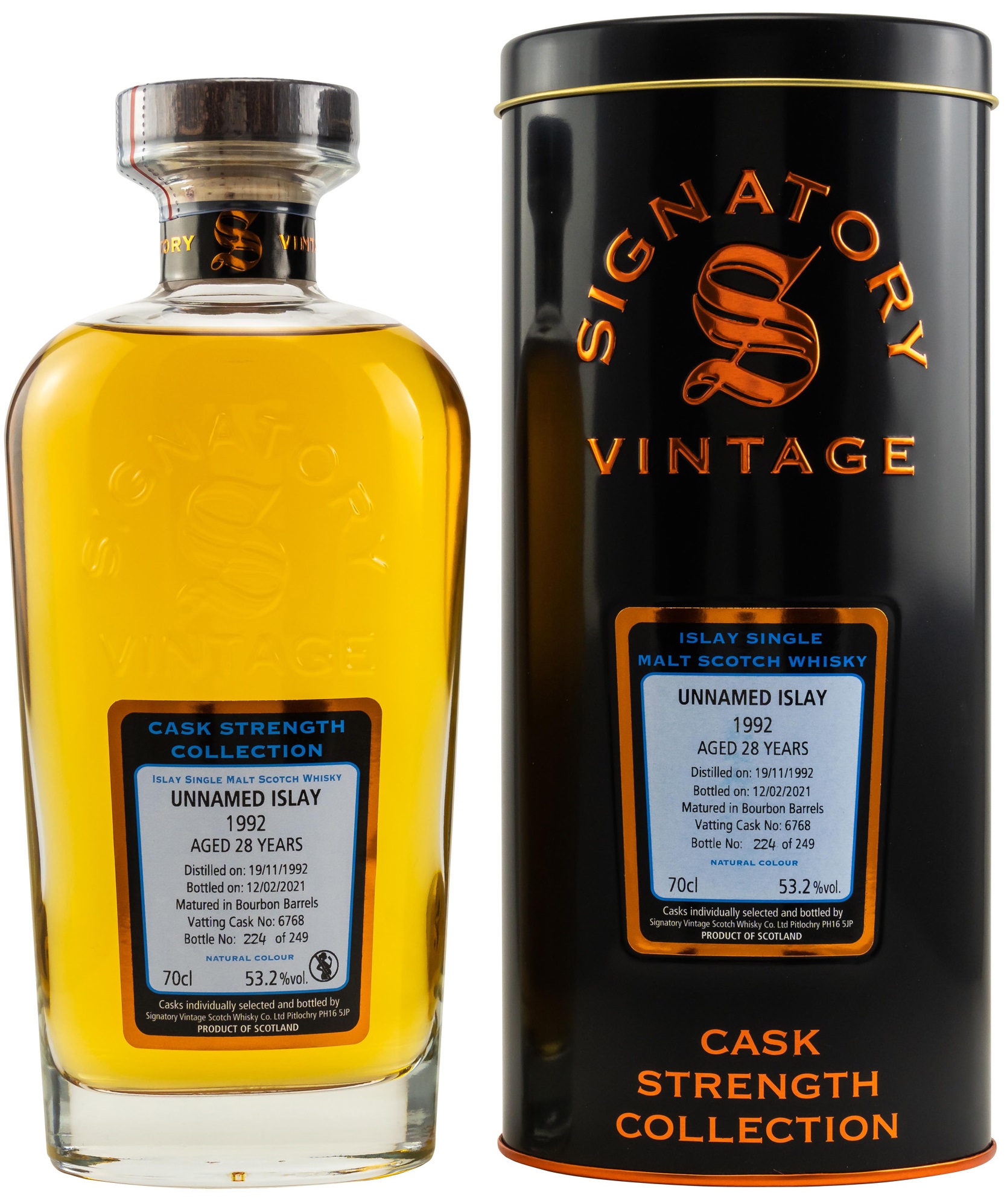 unnamed_islay_1992_6768 Unnamed Islay 28 Jahre 1992/2021 Signatory Vintage Cask Strength Collection 53,2% vol.