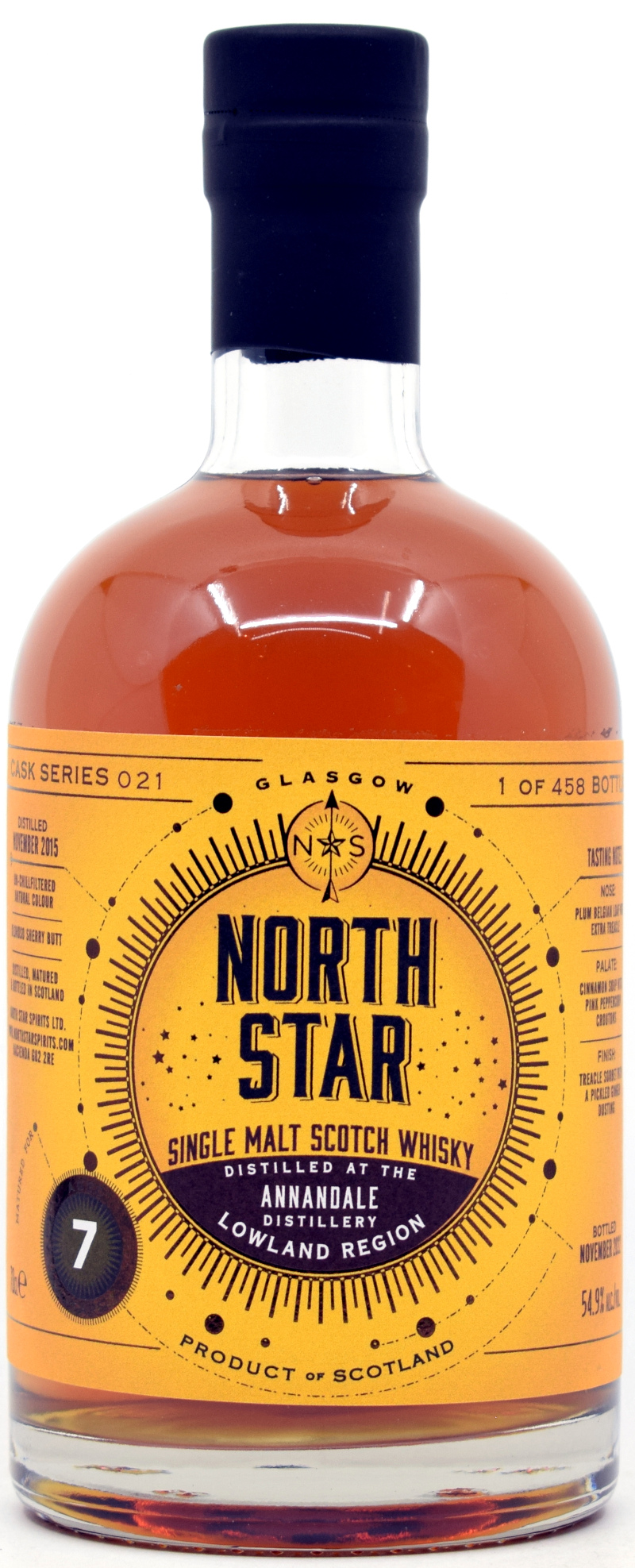 annandale_7_NSS Annandale 7 Jahre 2015/2022 Sherry Cask North Star Spirits #021 54,9% vol.