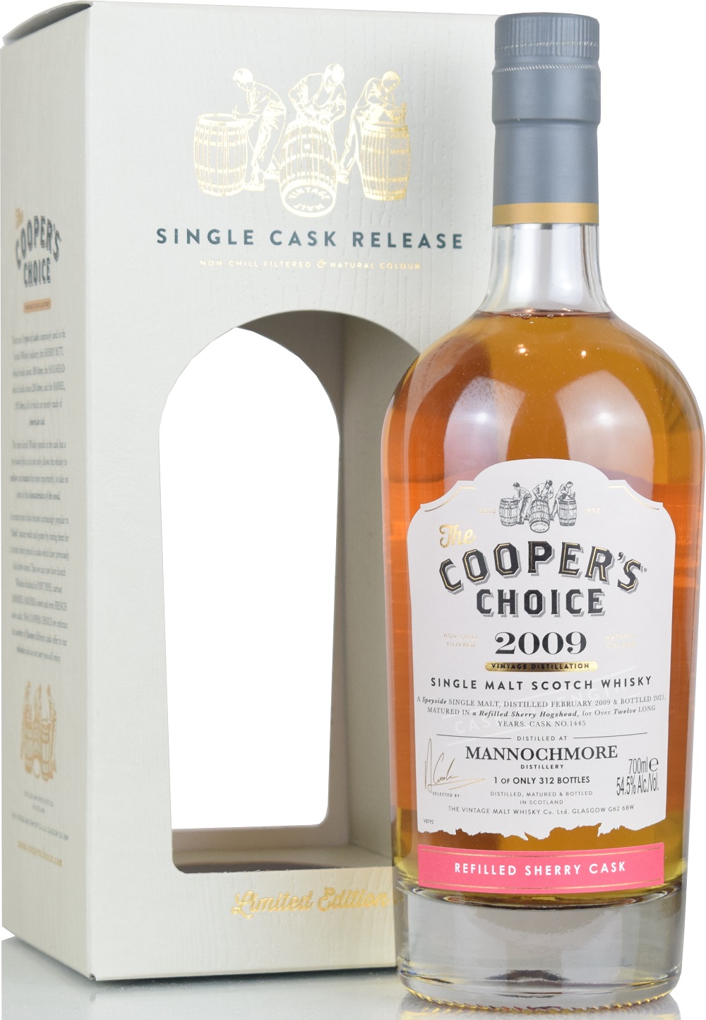 mannochmore_2009_CC Mannochmore 12 Jahre 2009/2021 Sherry Cask Cooper's Choice 54,5% vol.