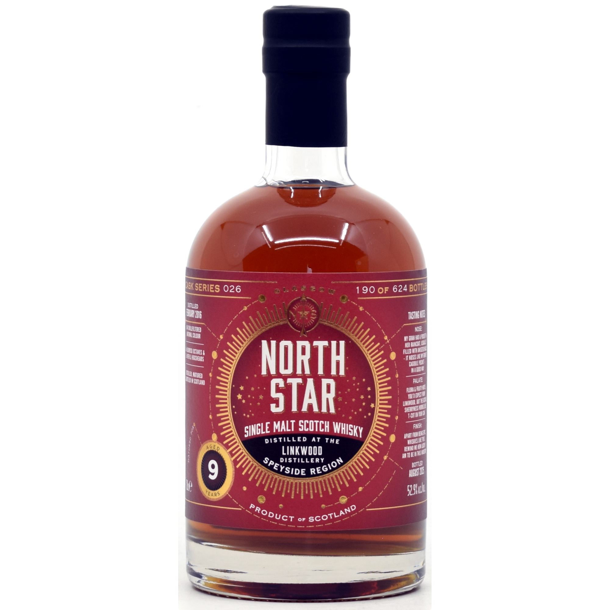 Linkwood 2016/2025 Sherry Octaves North Star Spirits #026 52,9% vol.