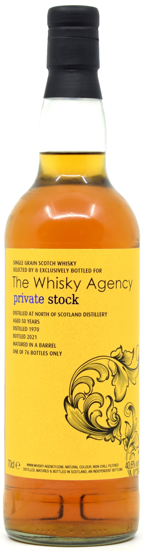 NoS_50_TWA North of Scotland 50 Jahre 1970/2021 The Whisky Agency Private Stock 40,6% vol.
