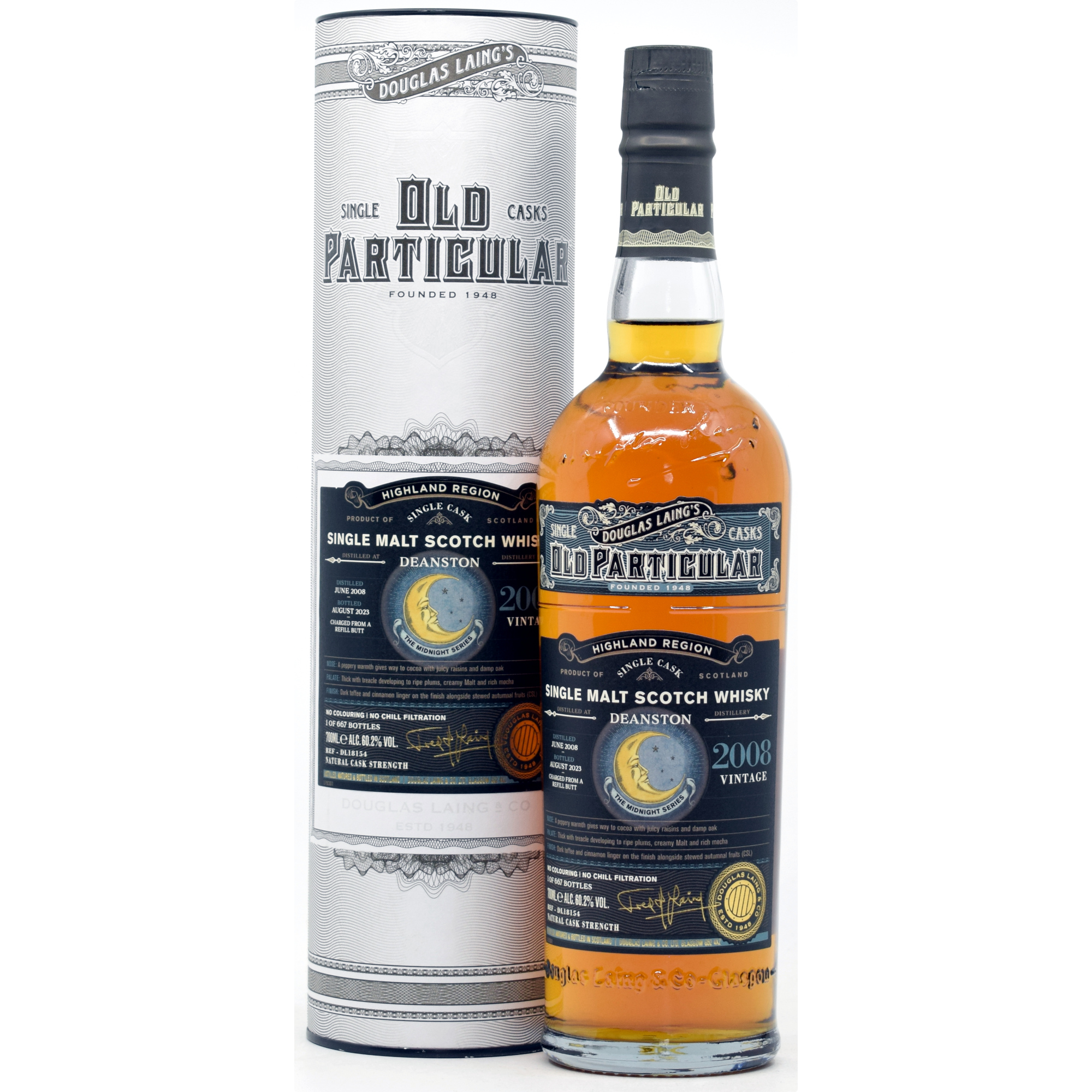 Deanston 2008/2023 Sherry Cask Old Particular Midnight Series Douglas Laing 60,2% vol.