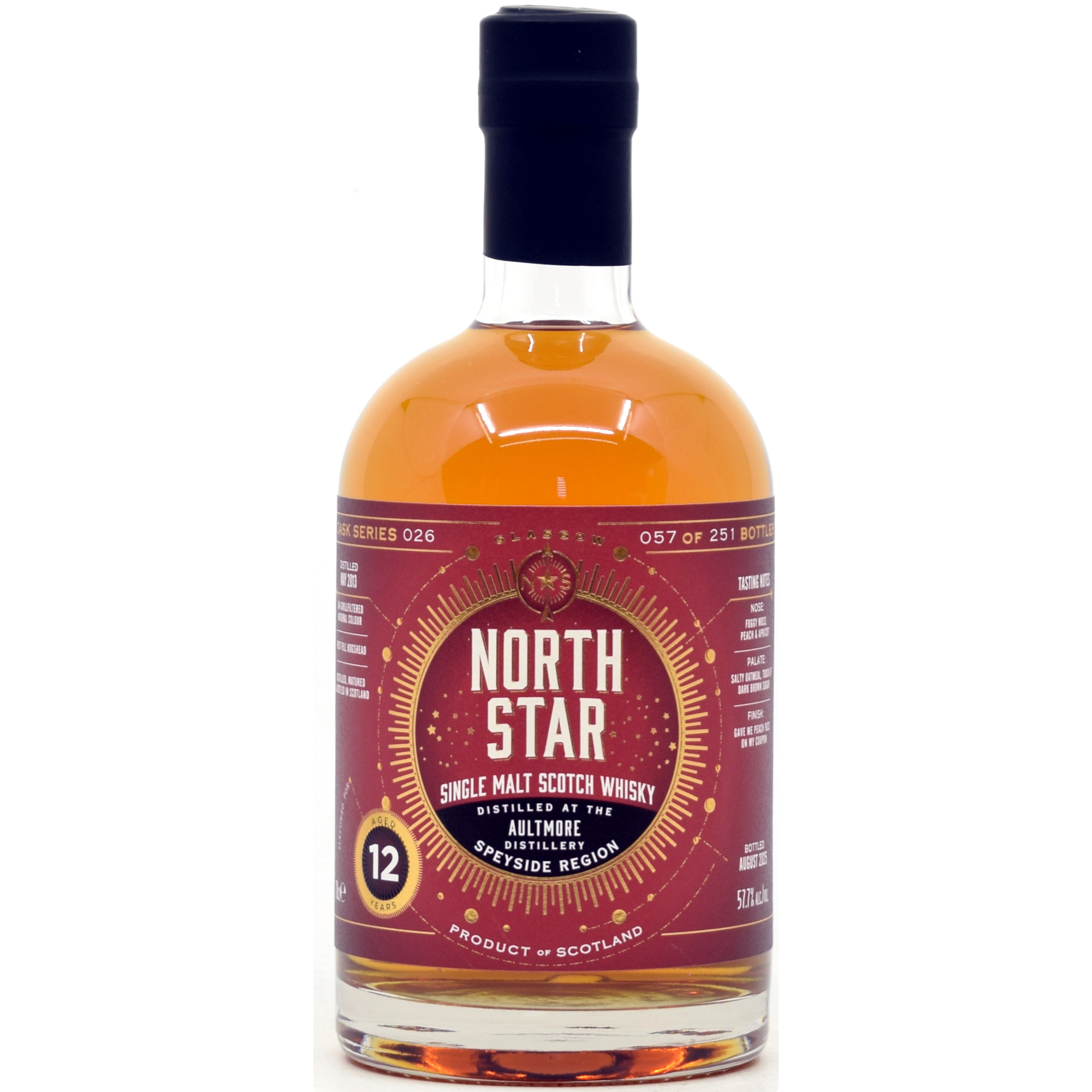 Aultmore 12 Jahre 2013/2025 North Star Spirits #026 57,7% vol.