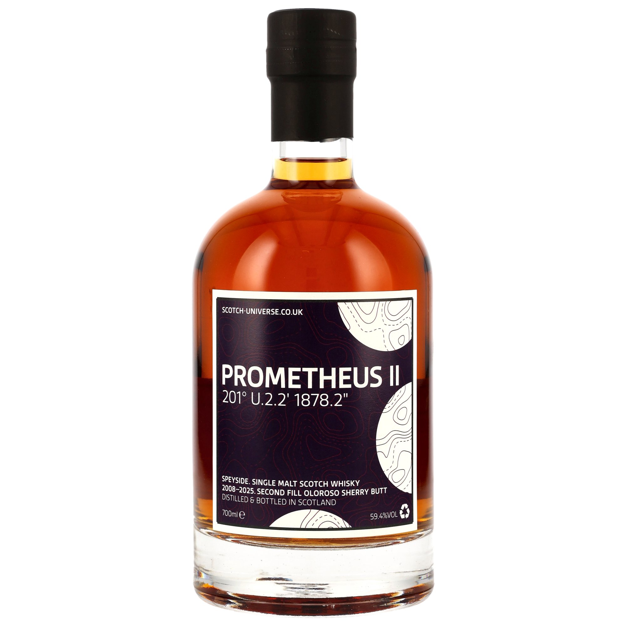 Prometheus II 16 Jahre 2008/2025 1st Fill Oloroso Scotch Universe 59,4% vol.