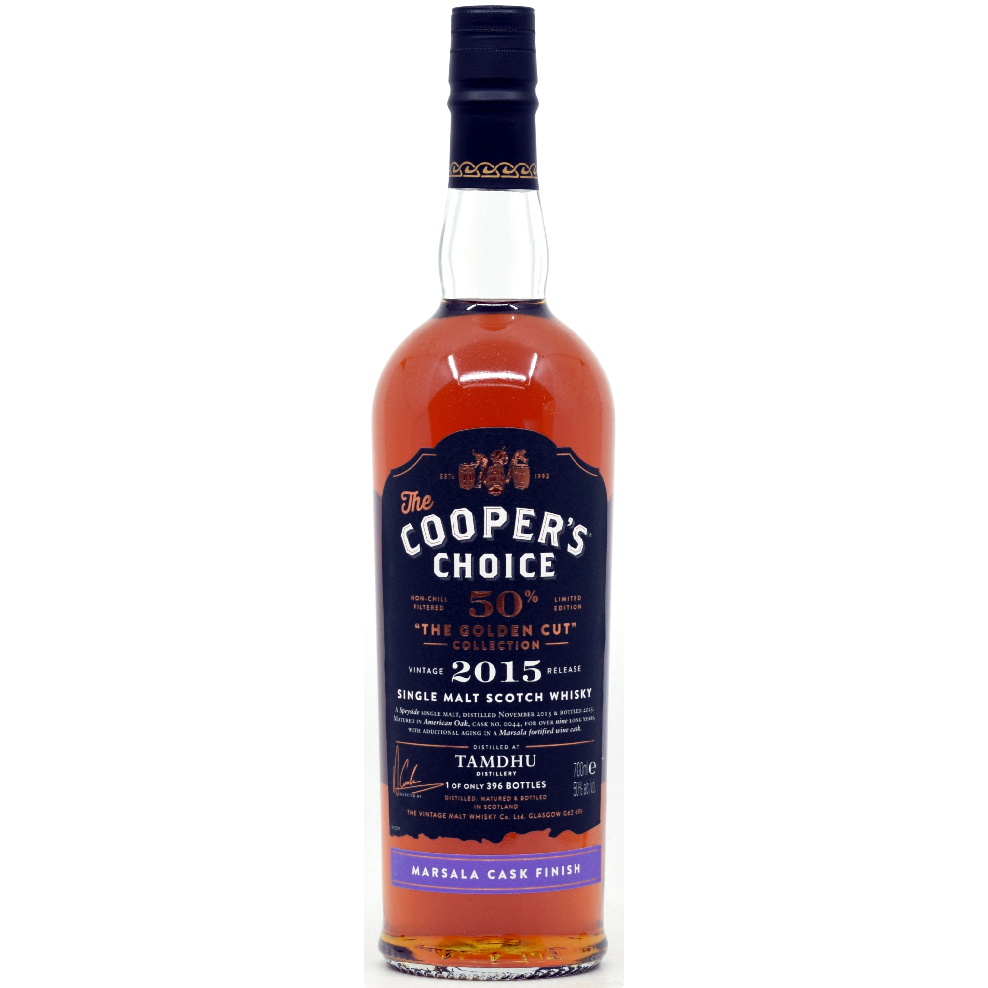 Tamdhu 2015/2025 Marsala Cask Cooper's Choice Golden Cut 50% vol.