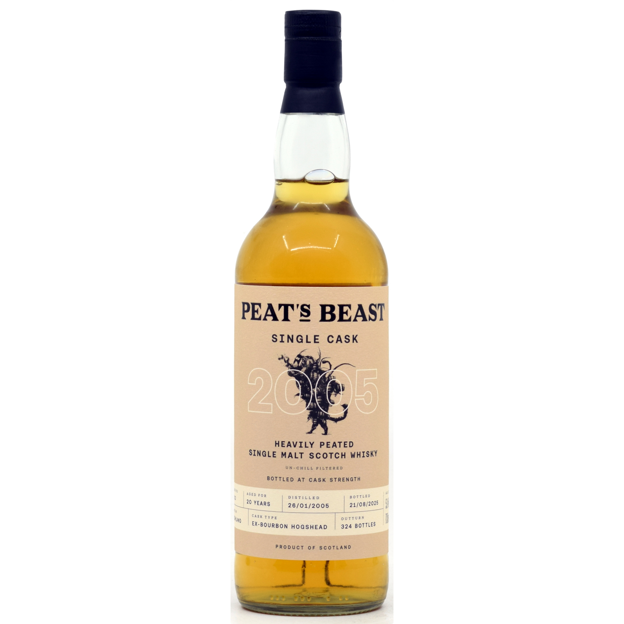 Peat's Beast 20 Jahre 2005/2025 Ex-Bourbon Single Cask #5010 53,4% vol.