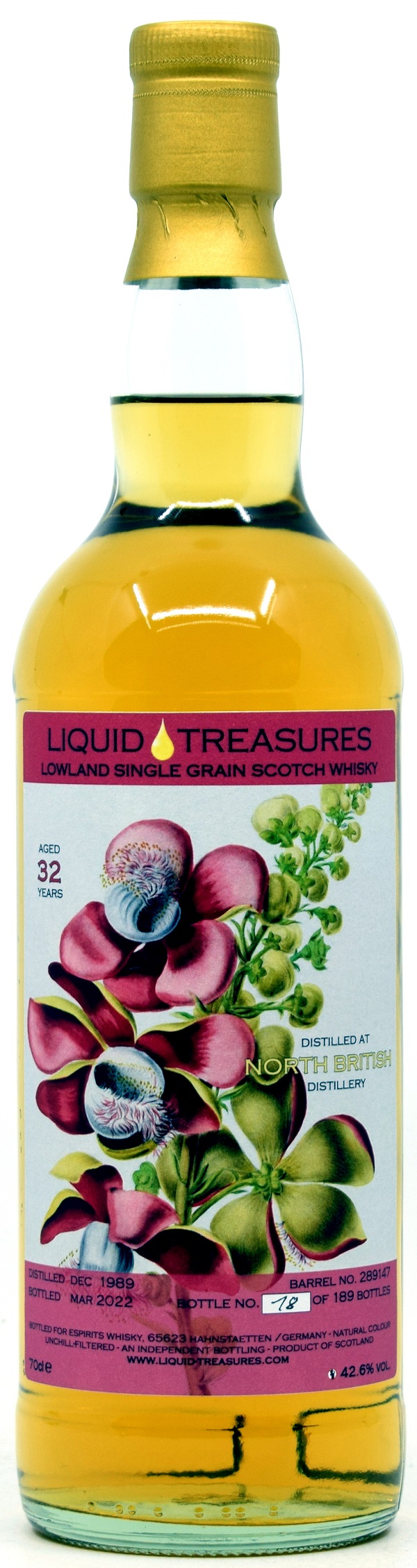 north_british_32_LT North British 32 Jahre 1989/2022 Liquid Treasures 42,6% vol.