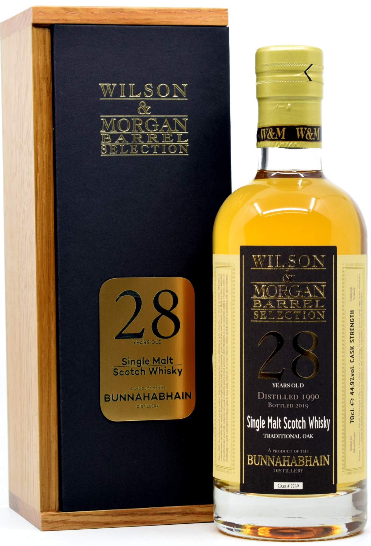 Bunnahabhain 28 Jahre 1990/2019 Wilson & Morgan 44,9% vol.