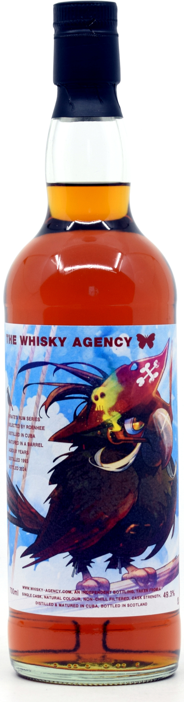 cuba_1993_TWA Cuba Rum 31 Jahre 1993/2024 The Whisky Agency Jointbottling Korea 49,3% vol.