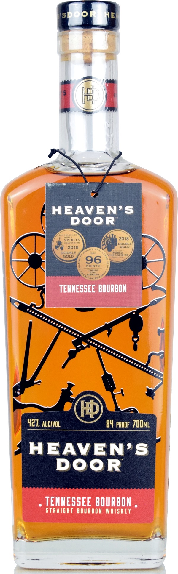 heavens_door_bourbon Heaven's Door Tennessee Straight Bourbon 42% vol.