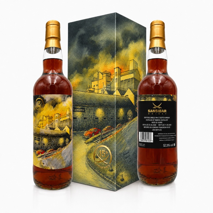 Tamdhu 20 Jahre 2006/2026 Sherry Cask Sansibar 15th Anniversary 52,3% vol.