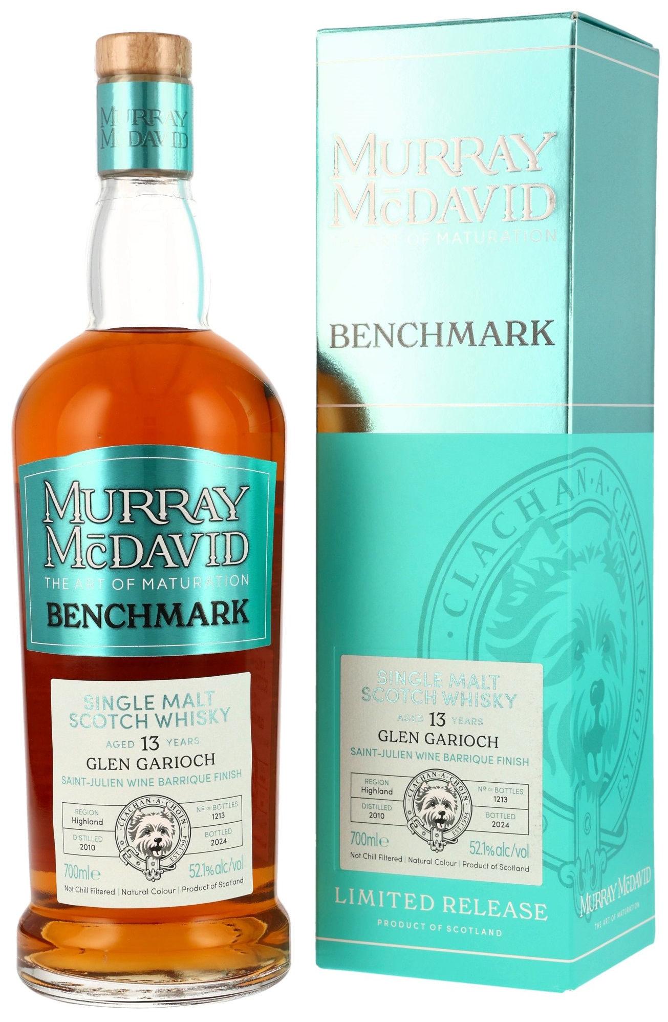 Glen-Garioch-2010-MM Glen Garioch 2010/2024 St. Julien Wine Cask Murray McDavid Benchmark 52,1% vol.