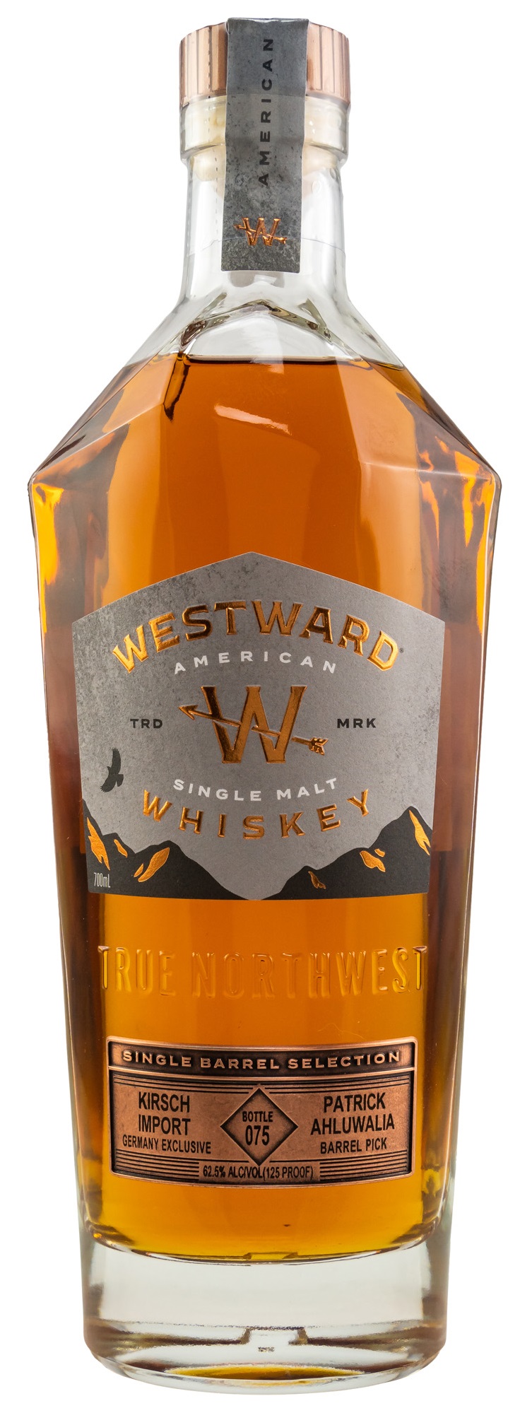 westward_patrick Westward 2016/2021 Single Barrel Selection Kirsch Exclusive 62,5% vol.