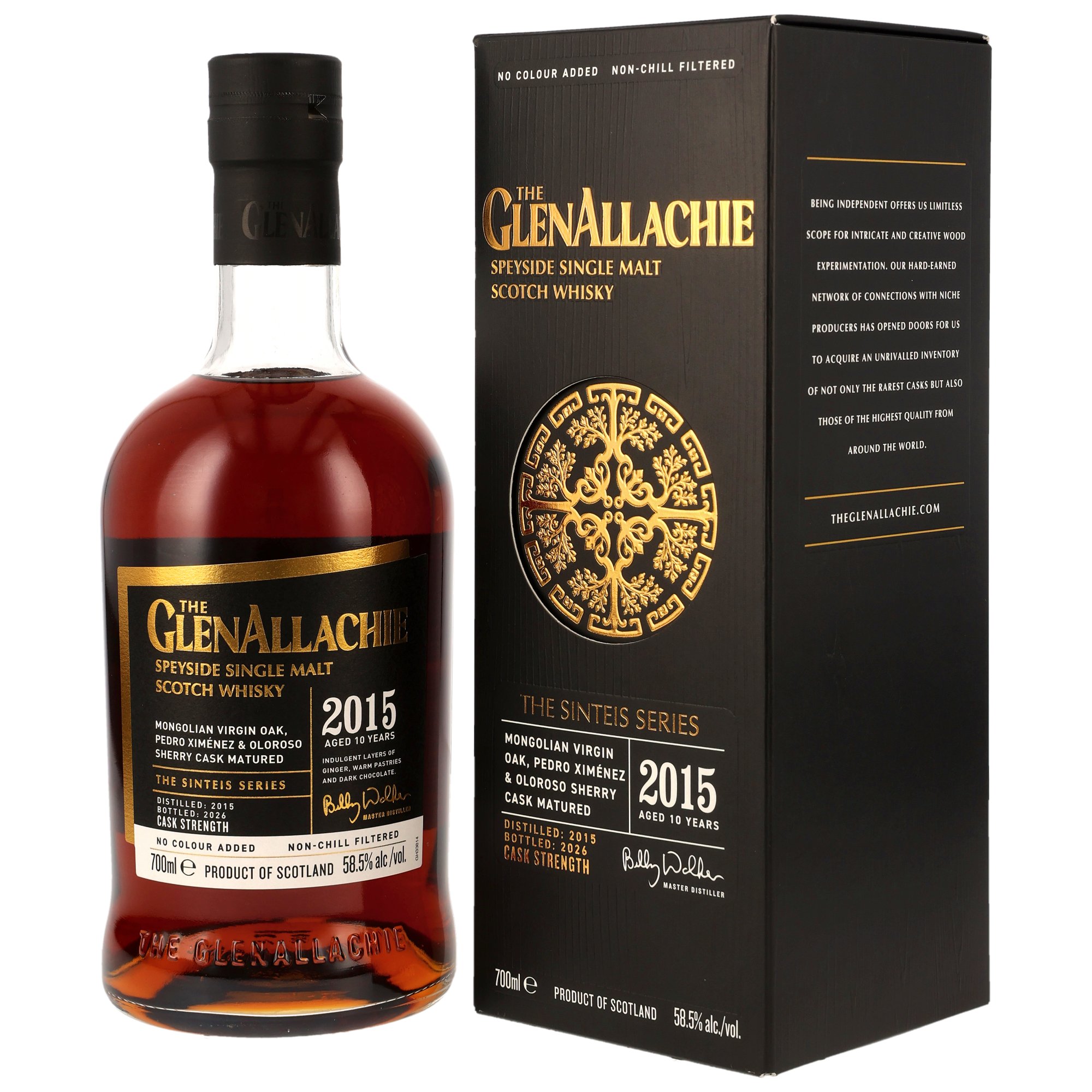 GlenAllachie 2015/2026 Sinteis Series IV Mongolian Virgin Oak, PX & Oloroso Casks 58,5% vol