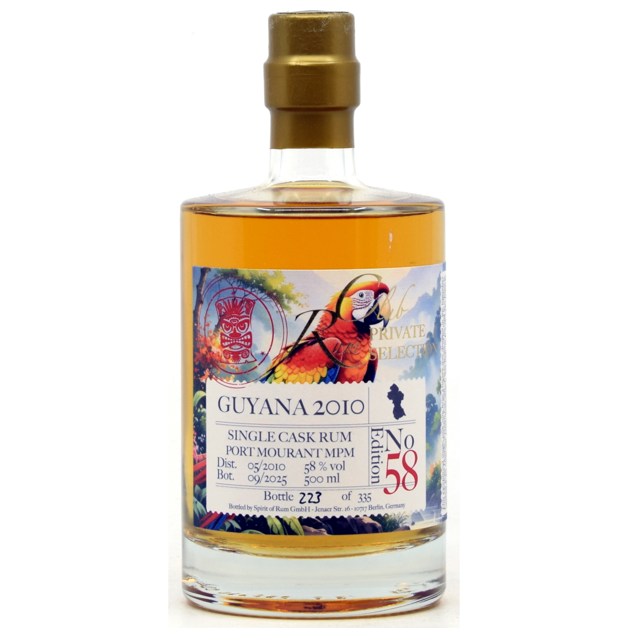 Guyana (Port Mourant) 2010/2025 Rum Club Private Edition #58 58% vol.