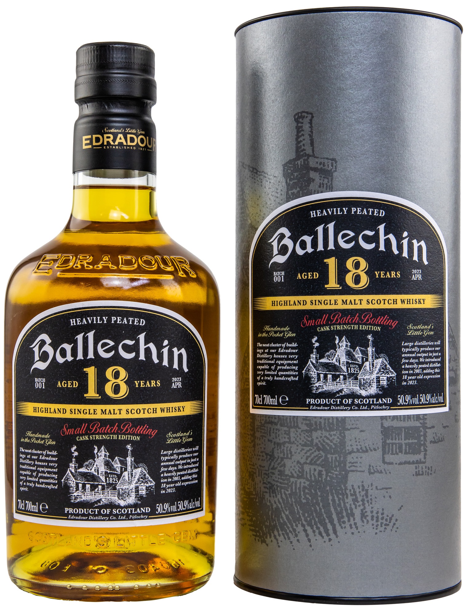 Ballechin-18-cs Ballechin 18 Jahre Cask Strength #1 50,9% vol.