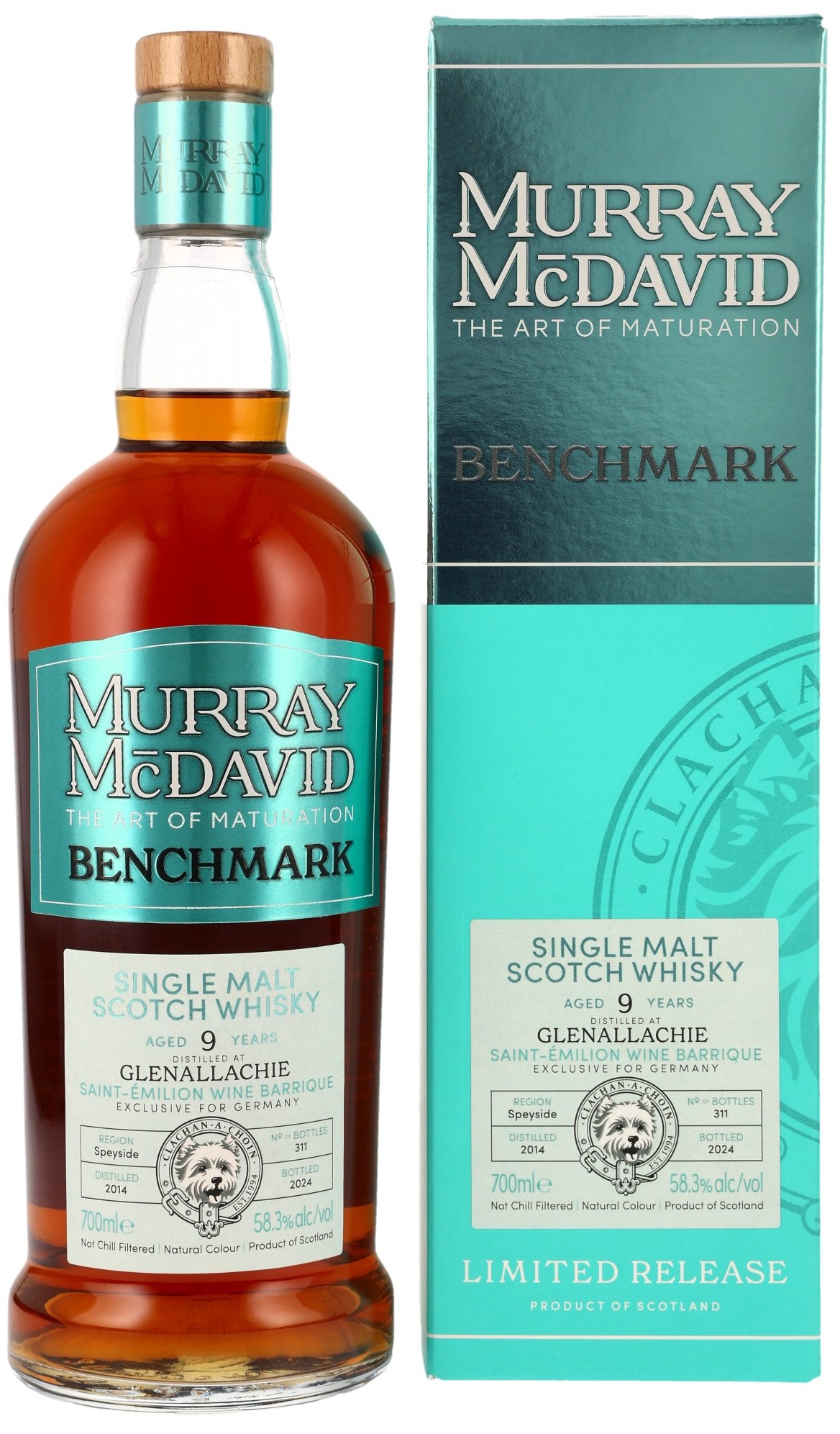 Glenallachie-2014-Saint-Emilion-Wine GlenAllachie 2014/2024 Saint-Emilion Wine Barrique Murray McDavid Benchmark 58,3% vol.