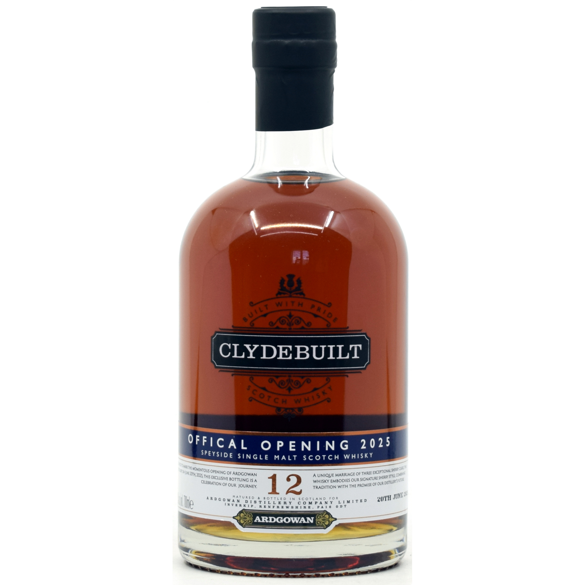 Clydebuilt 12 Jahre Official Opening Day Bottle 59,5% vol.