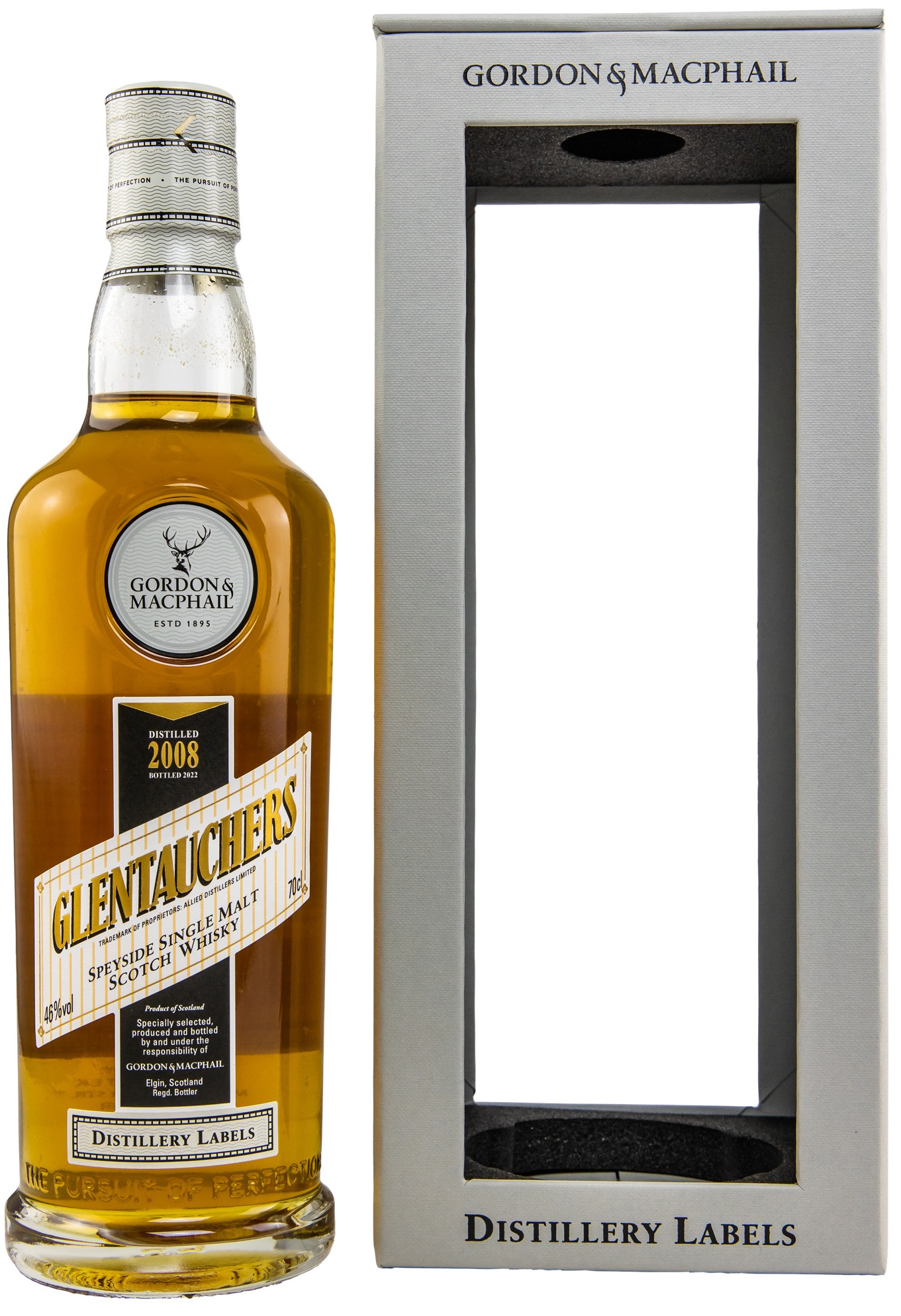 Glentauchers 2008/2022 Gordon & MacPhail Distillery Label 46% vol.