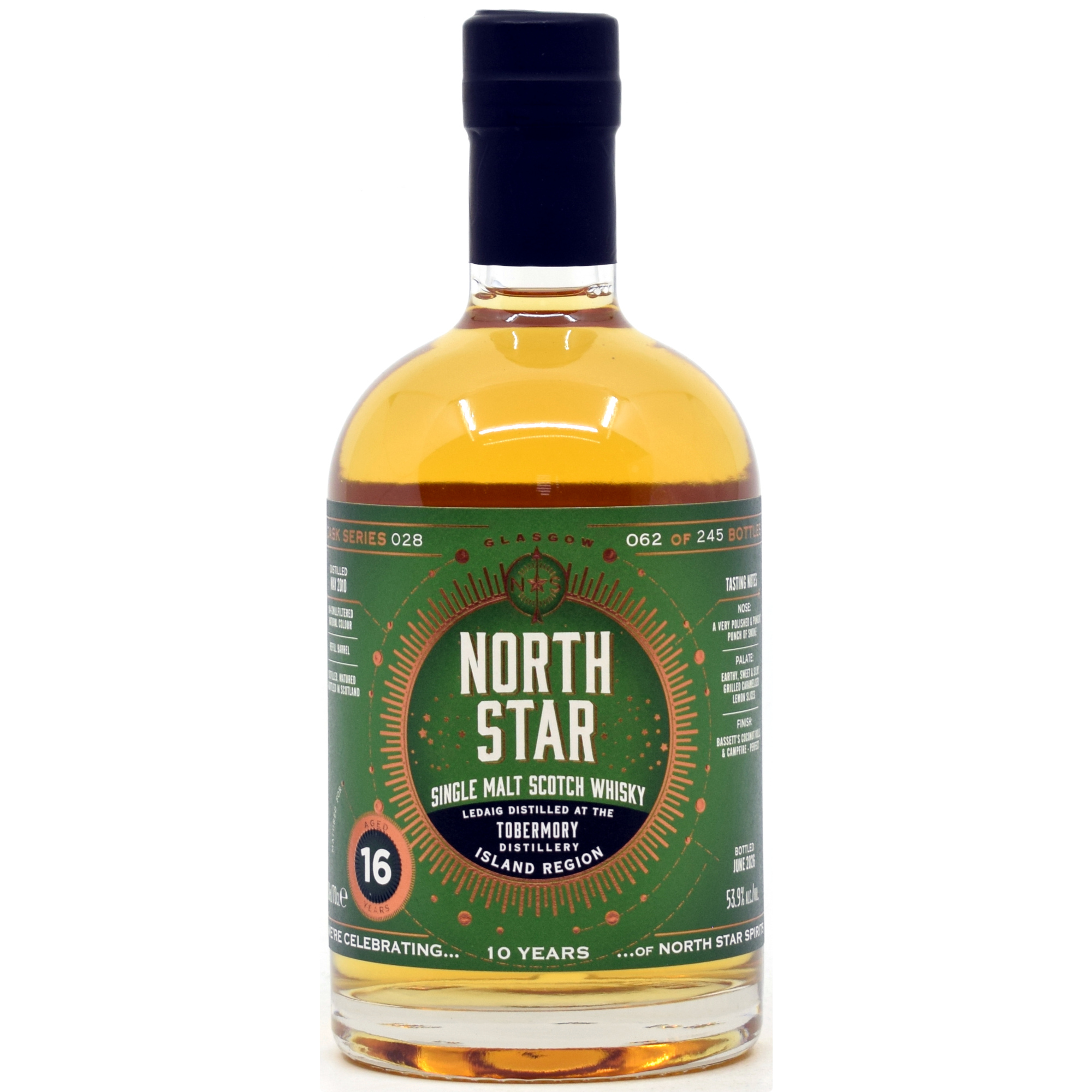 Ledaig 16 Jahre 2010/2026 North Star Spirits #028 53,9% vol.