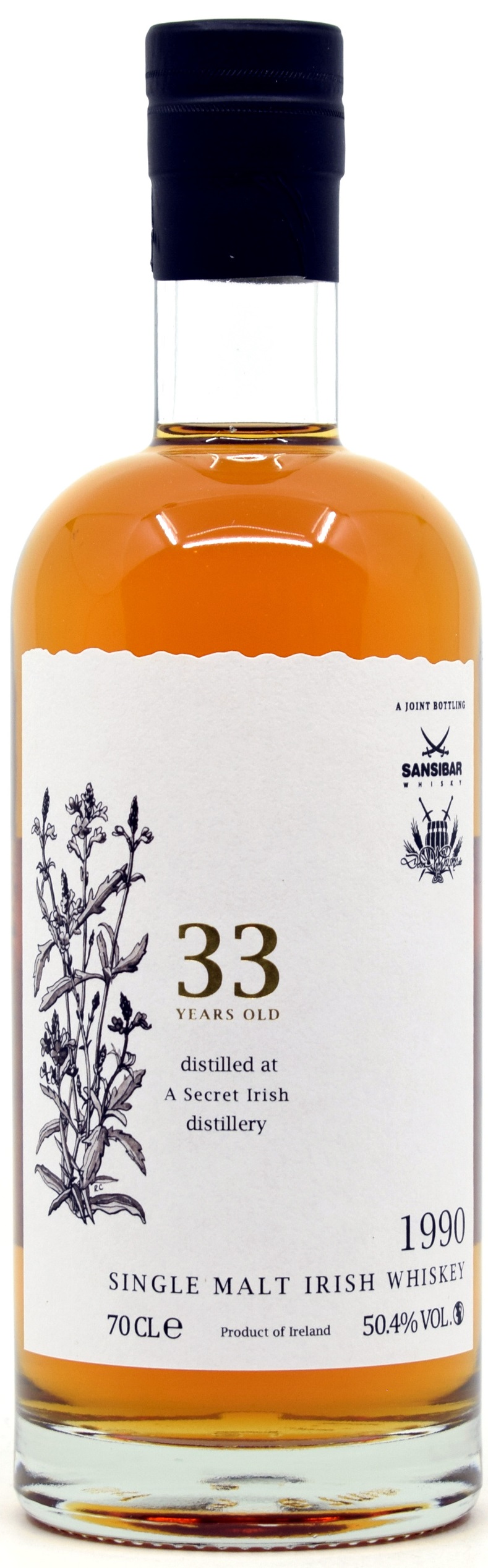irish_33_WL_Sb Secret Irish 33 Jahre 1990/2023 Rum Cask White Label 50,4% vol.