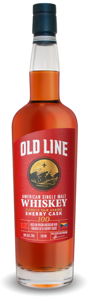 Old Line Double Oak Sherry Cask 100 Proof American Single Malt 50% vol.