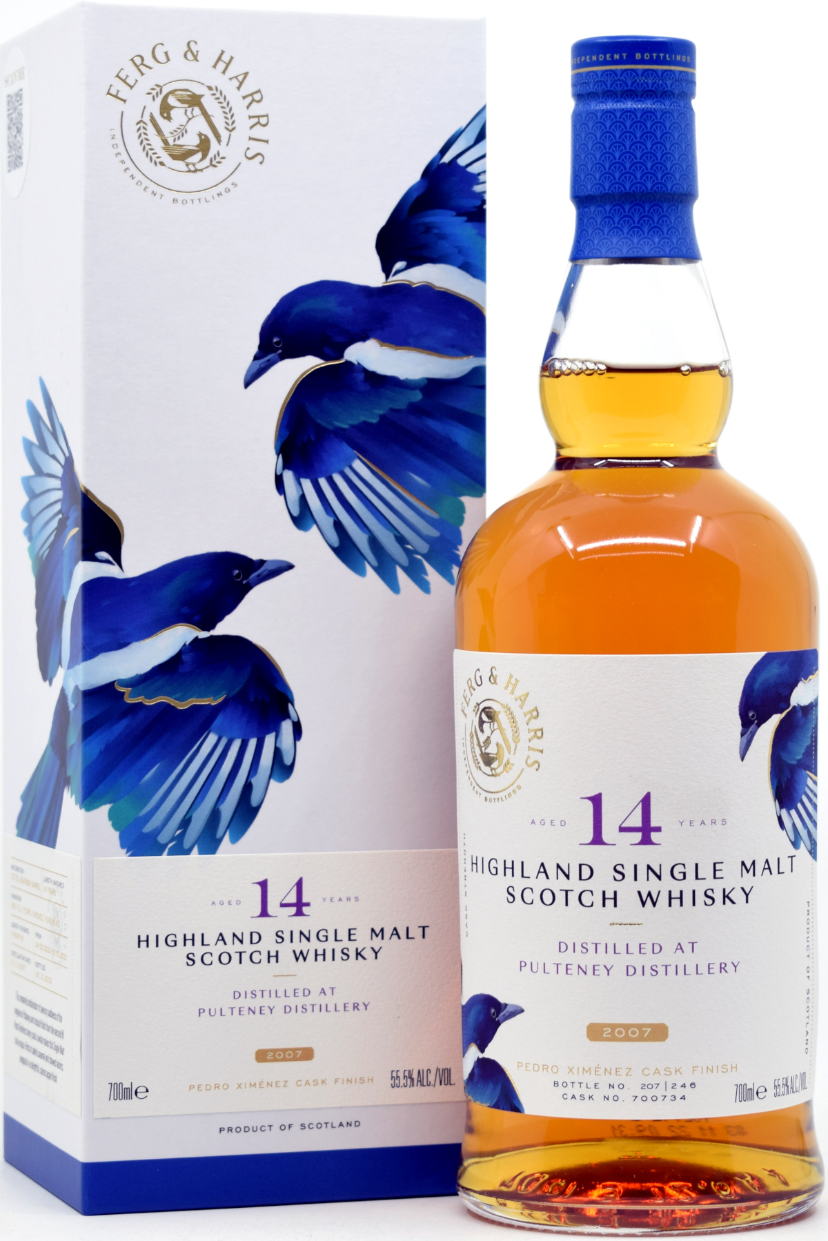 pulteney_14_FH Pulteney 14 Jahre 2007/2022 PX Sherry Cask Ferg & Harris 55,5% vol.
