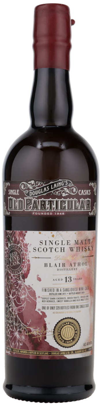 blair_Athol_13_dl Blair Athol 13 Jahre 2011/2024 Red Wine Cask Collection Douglas Laing 48,4% vol.