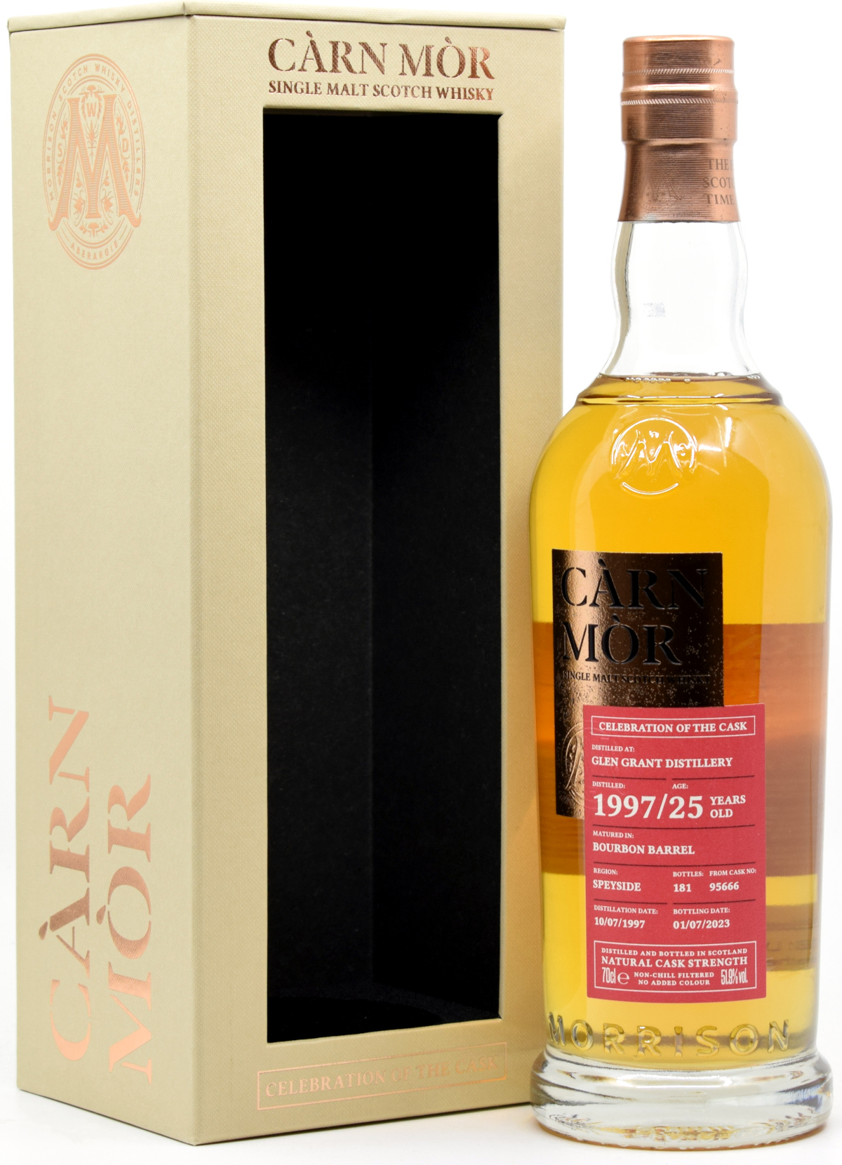glengrant_1997_CoC Glen Grant 25 Jahre 1997/2023 Carn Mor Celebration of the Cask 51,9% vol.