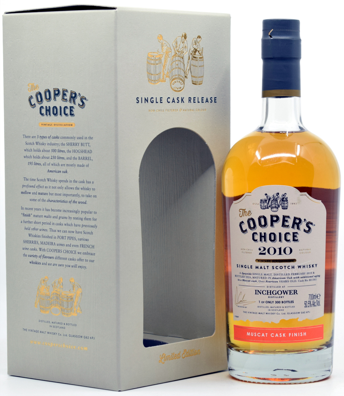 inchgower_2010_CC Inchgower 2010/2024 Muscat Cask Cooper's Choice 50,5% vol.