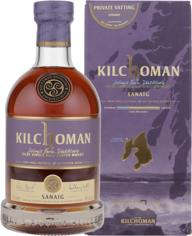 Kilchoman Sanaig Private Vatting Germany Exclusive 46% vol.