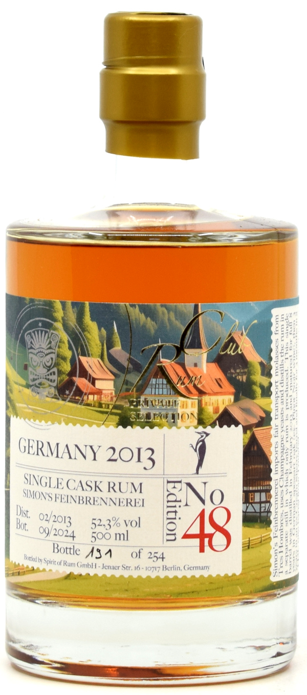 germany_2013_rum_club Germany (Simon’s Feinbrennerei) 2013/2024 Rum Club Private Edition #48 52,3% vol.