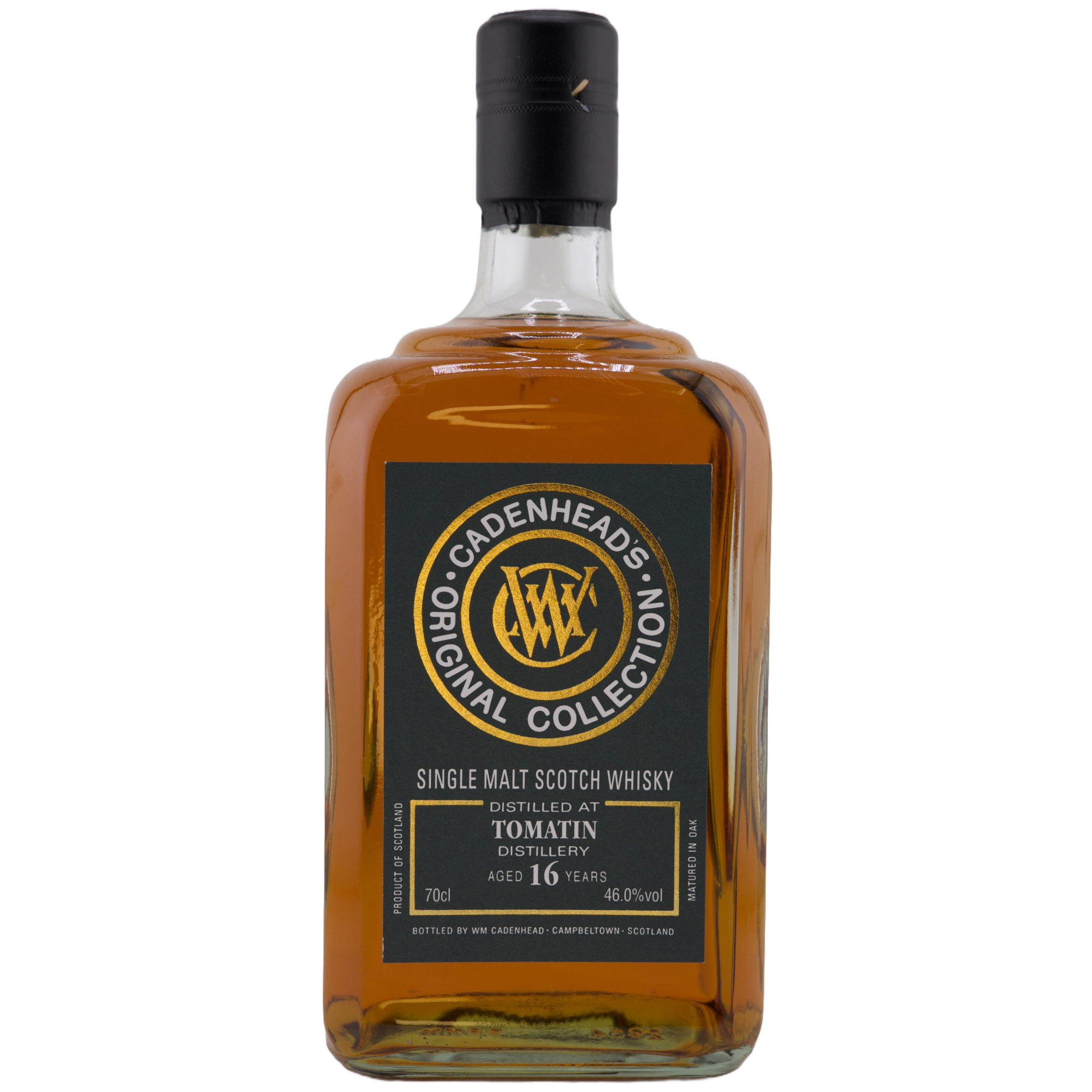 Tomatin 16 Jahre 2009/2025 Manzanilla Cask Cadenhead Original Collection 46% vol.