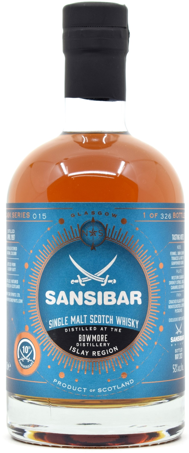 bowmore_nss_sb Bowmore 24 Jahre 1997/2021 Sherry Cask North Star Spirits Sansibar 10th Anniversary 52% vol.