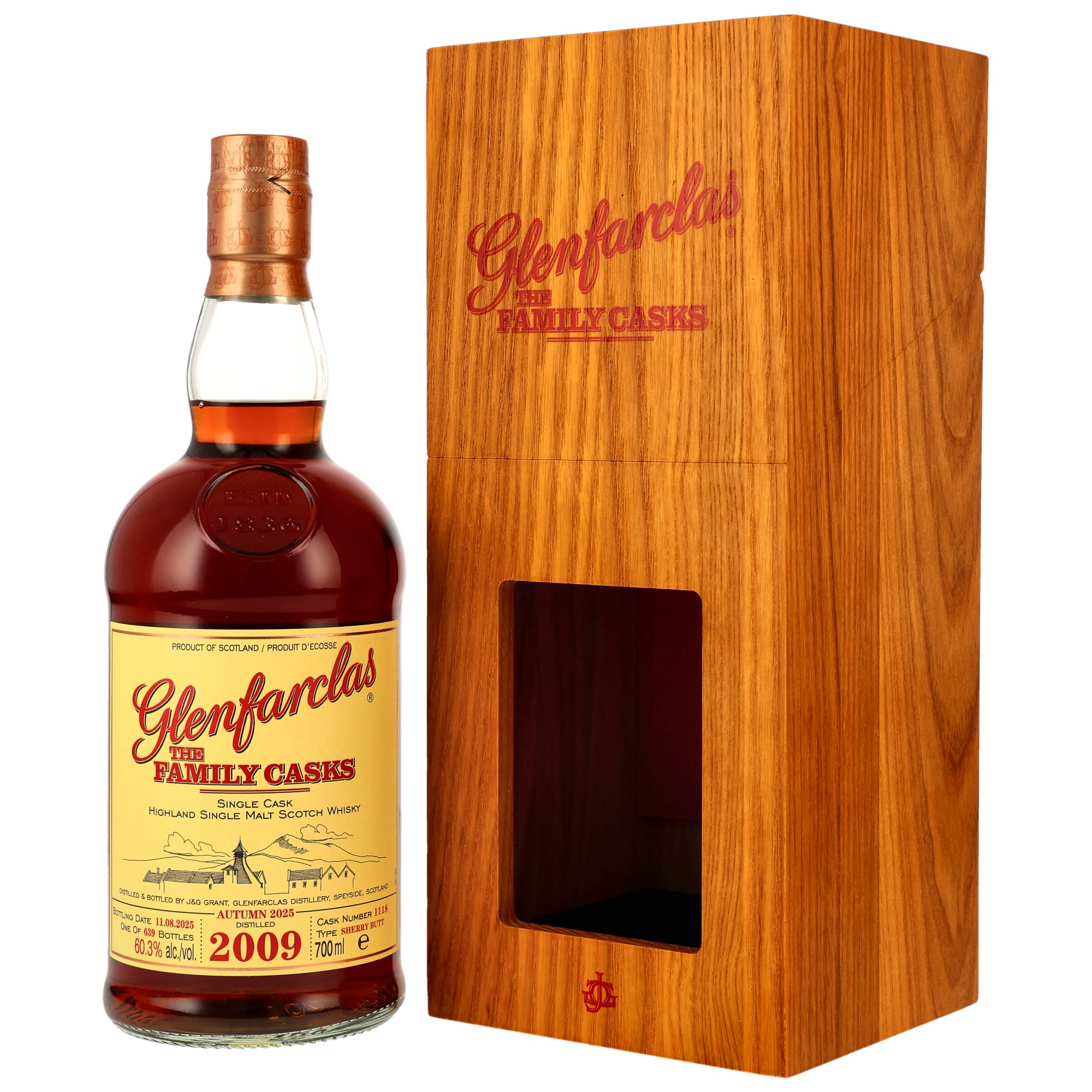 Glenfarclas 2009/2025 Family Casks A25 #1118 60,3% vol.