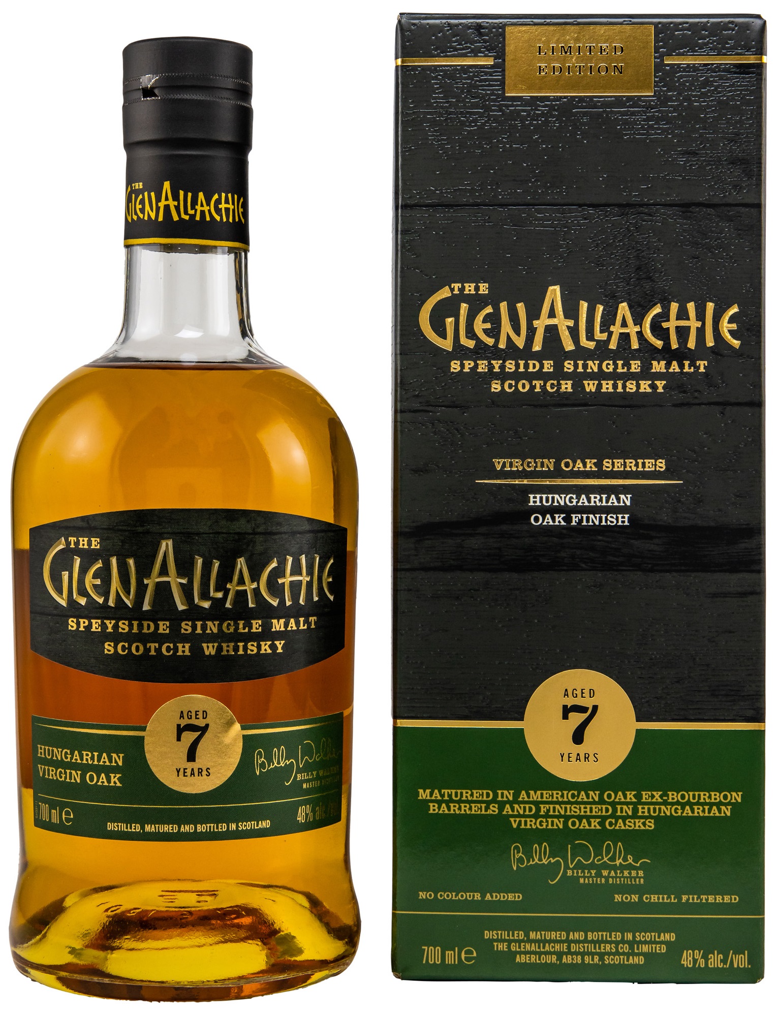 GlenAllachie-7-Hungarian Glenallachie 7 Jahre Hungarian Oak Finish Virgin Oak Series 48% vol.