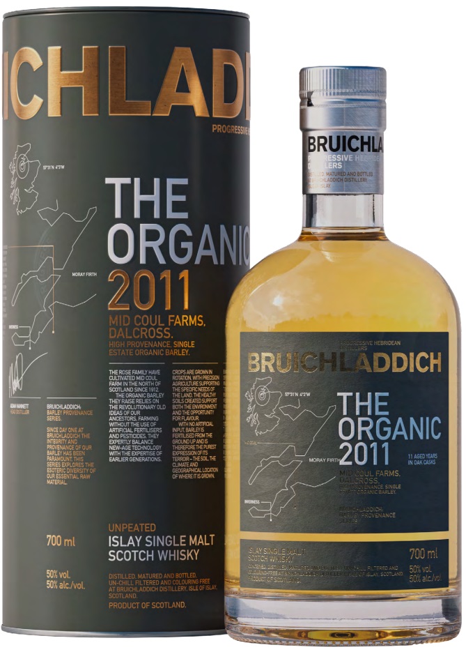 bruichladdich_2022_organic Bruichladdich 11 Jahre 2011/2022 The Organic 50% vol.