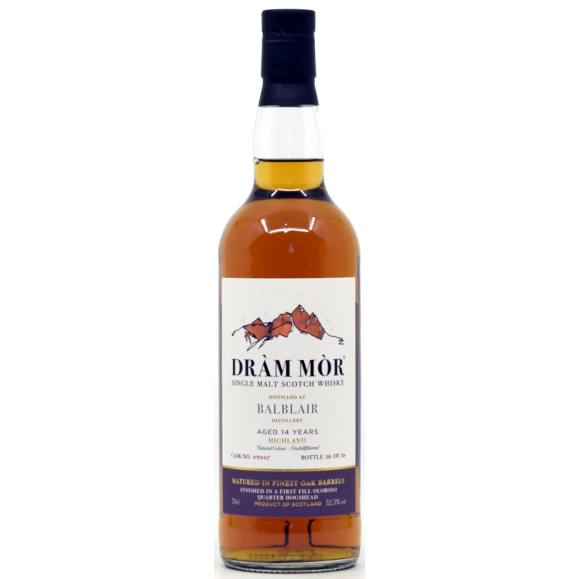 Balblair 14 Jahre 2011/2025 1st Fill Oloroso Quarter Cask Dram Mor 52,5% vol.