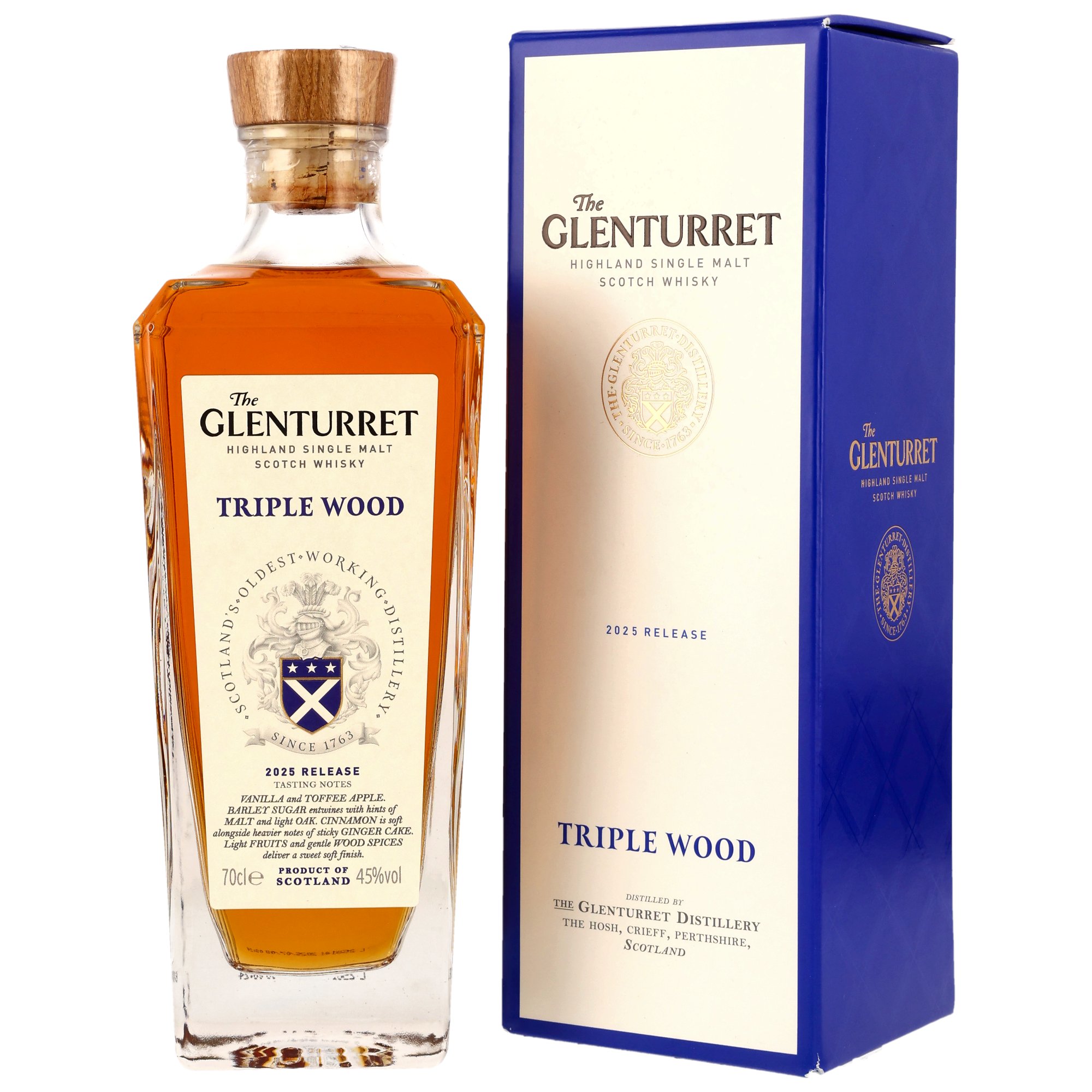 Glenturret Triple Wood Release 2025 45% vol.