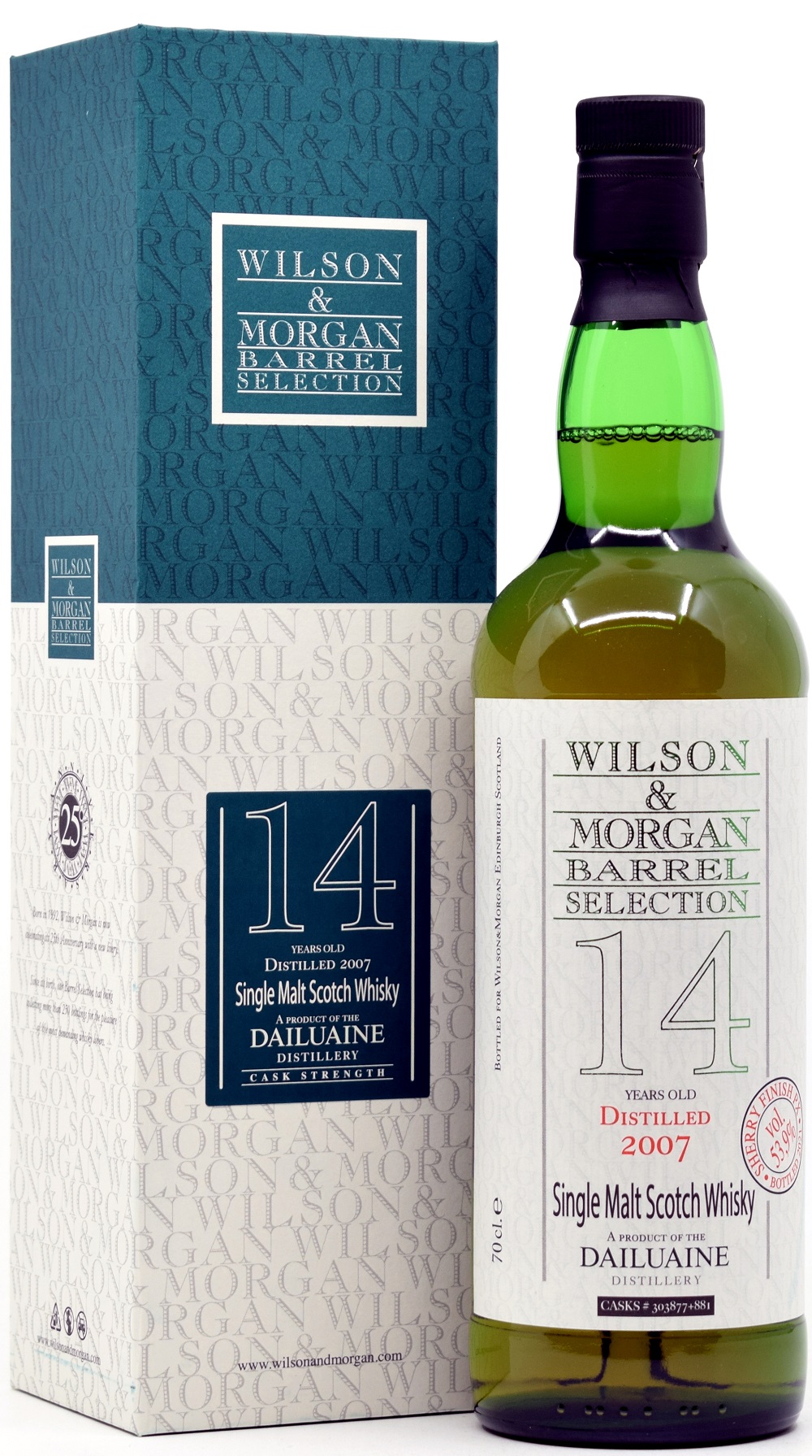 dailuaine_14_WM Dailuaine 14 Jahre 2007/2021 Sherry Cask Wilson & Morgan 53,9% vol.